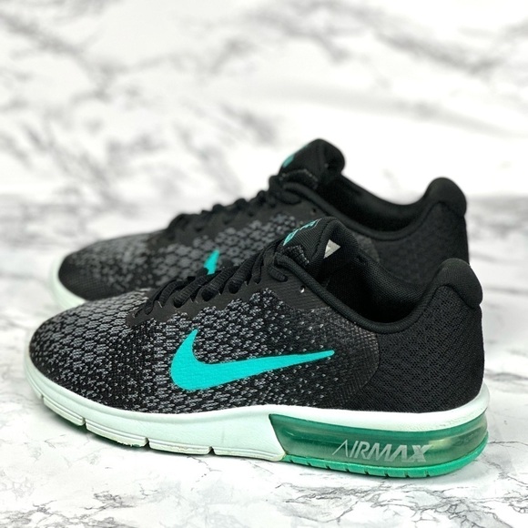 Nike Air Max Teal and Black Size 7.5 - Picture 4 of 9